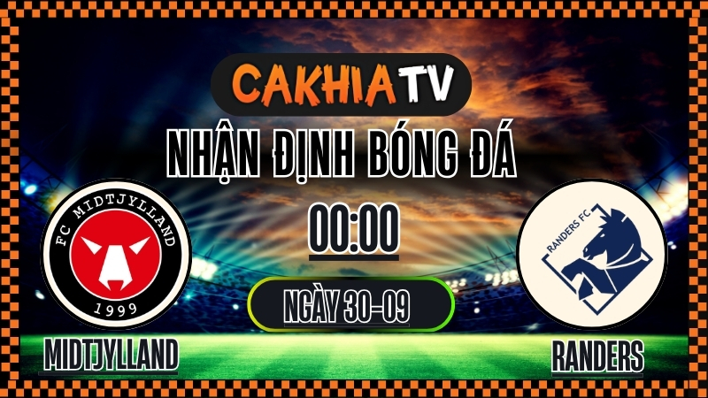 Nhận định FC Midtjylland vs Randers FC 30/9/2025 – Soi kèo và phân tích bóng đá hôm nay tại MCH Arena